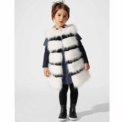 LITTLE MARC JACOBS Kamizelka z futra