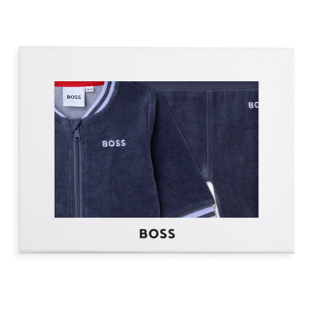 BOSS KIDS Boys navy 2-piece tracksuit