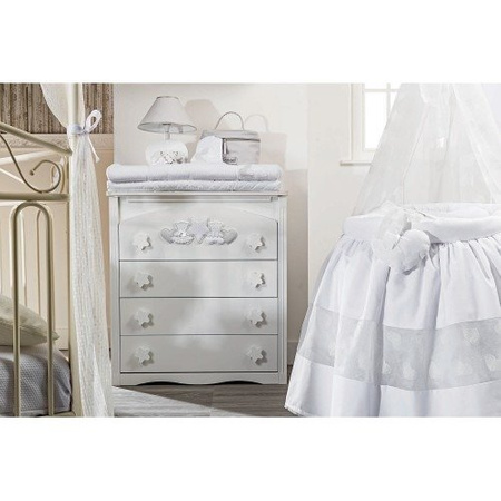 PICCI NANNY Dresser Changing Table White