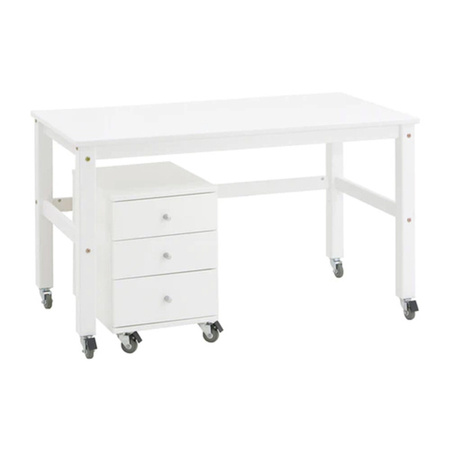 Hoppekids ECO Dream mid sleeper bed with desk 90x200, white 