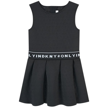 DKNY Sukienka bez rękawów czarna MINI MI