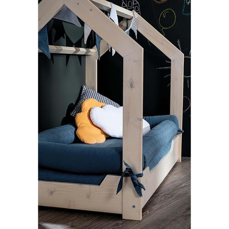 PICCI LIBERTY Komplet ochraniaczy do łóżka dziecięcego 4 sztuki niebieski