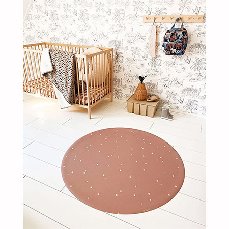 EEVEVE Mata podłogowa Splat mat Dots - Cinnamon