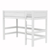 LIFETIME Kidsrooms High Sleeper Bed with Ladder 152 cm, white