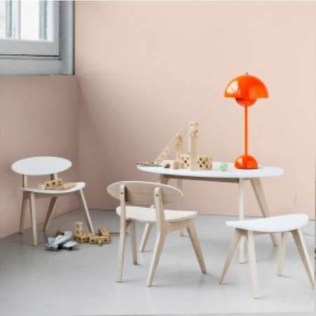 OLIVER FURNITURE Дитячий дерев'яний стіл для пінг-понгу білого/дубового кольору