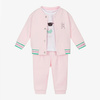 KARL LAGERFELD Kids Baby girls tracksuit set pale pink