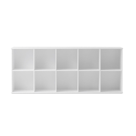 OLIVER FURNITURE Wood Біла дитяча настінна книжкова шафа (5x2 дюйми)