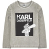 KARL LAGERFELD Kids Top chłopięcy z długim rękawem