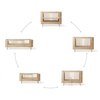 OLIVER FURNITURE WOOD MINI+ COT BED INCL. JUNIOR KIT, OAK
