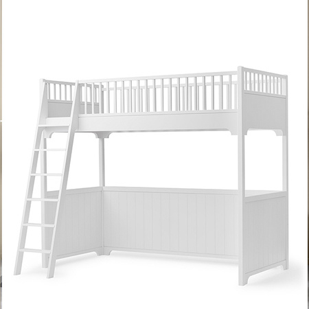  OLIVER FURNITURE Łóżko dziecięce na wysokiej antresoli Seaside Classic Loft Bed 90x200 cm