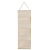 OLIVER FURNITURE Organizer na ścianę z trzema kieszeniami, Natur