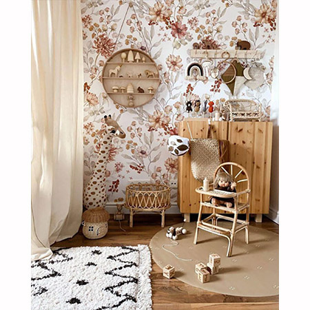 EEVEVE Mata podłogowa Splat mat Dotted - Autumn Gold