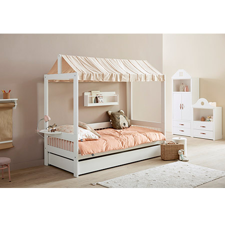  OLIVER FURNITURE Łóżeczko dziecięce Seaside Lille bez tapczanika junior 