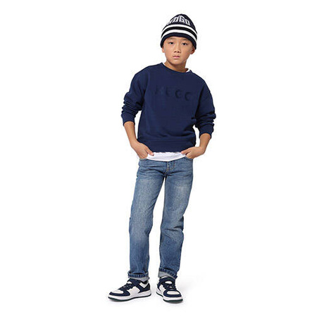 KENZO Kids Boys blue denim trousers