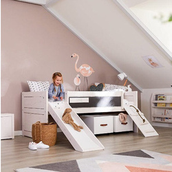 LIFETIME Kidsrooms Cabin Bed Climb & Slide, white