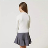 TWINSET Girls ribbed turtleneck jumper