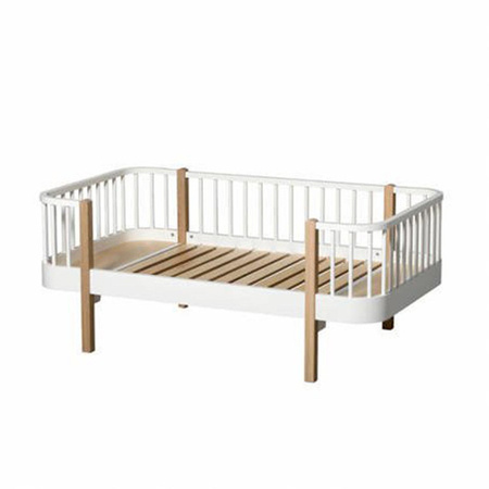  OLIVER FURNITURE Łóżko dziecięce Wood Original Junior Day Bed biały/buk 160 x 90 cm 