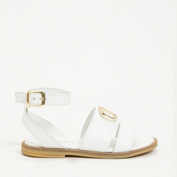 TWINSET Girls sandals in optical white