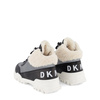 DKNY Sneakersy dziecięce za kostkę ocieplane futerkiem