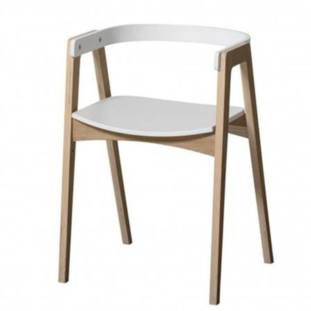 OLIVER FURNITURE Biurko dziecięce Wood białe wys. 72.6 cm z krzesłem 