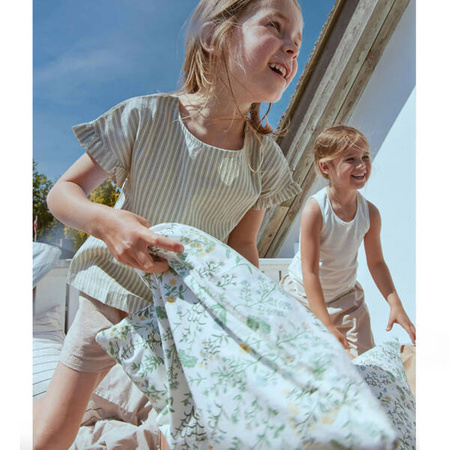 OLIVER FURNITURE JUNIOR BEDDING 100X135 CM, SUMMER FLOWERS