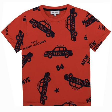 THE MARC JACOBS T-shirt chłopięcy z krótkim rękawem czerwony
