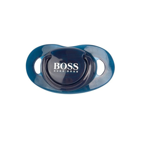 BOSS Kids Smoczek niebieski