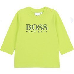 COMMING SOON BOSS KIDS Boys Blue Cotton Babygrow