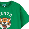 KENZO Kids Children's T-shirt with Tiger print, green