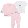 KARL LAGERFELD Kids Дитячий спортивний костюм для дівчинки 3 предмета