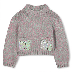 BILLIEBLUSH Girls' Sweater with Pockets