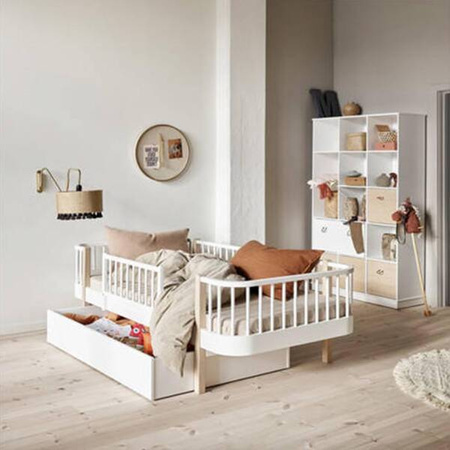 OLIVER FURNITURE Szuflada do łóżka dziecięcego Wood Original 90x200, biała