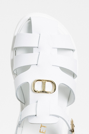 TWINSET Girls sandals in optical white 