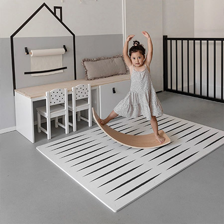 EEVEVE Mata dziecięce PLAYMAT Lucio - Ecru