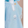 PICCI Nene Baby embroidered hooded poncho 0-2 years blue
