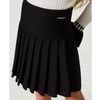 TWINSET Girls short black skirt with pleats
