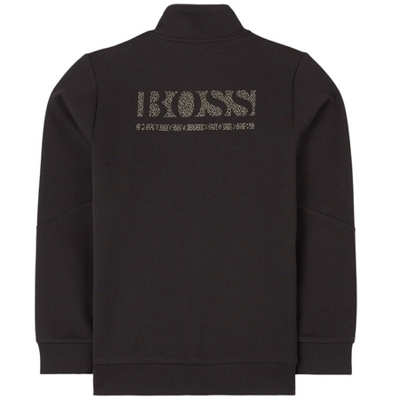 BOSS KIDS Two Material Hooded Cardigan Suit