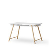 OLIVER FURNITURE CAMP Дитячий письмовий стіл у білому/дубовому кольорі