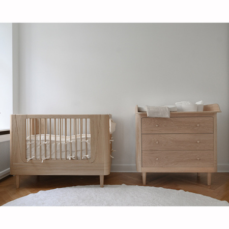 We Are Bitte Nature Baby Bed, Oak