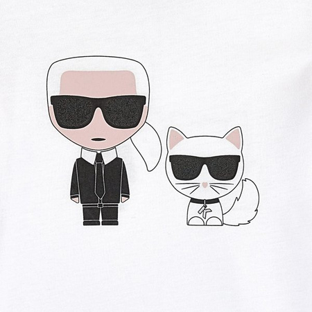 KARL LAGERFELD KIDS T-shirt dziecięcy z krótkim rękawem