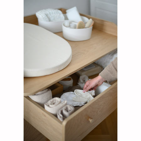 We Are Bitte Nature children's chest of drawers with three drawers, oak