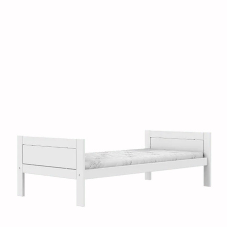 LIFETIME Kidsrooms Łóżko dziecięce pojedyncze 90x200 cm, białe