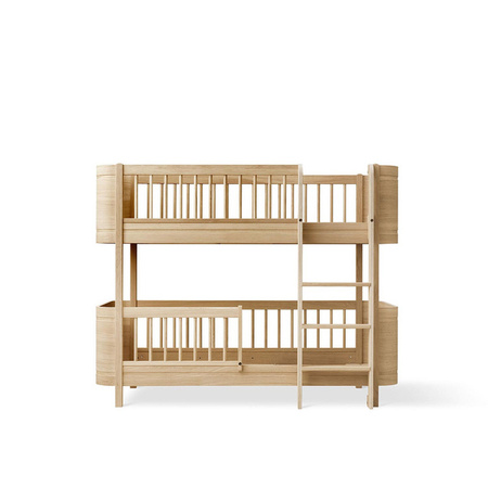 OLIVER FURNITURE WOOD MINI+ LOW BUNK BED, OAK