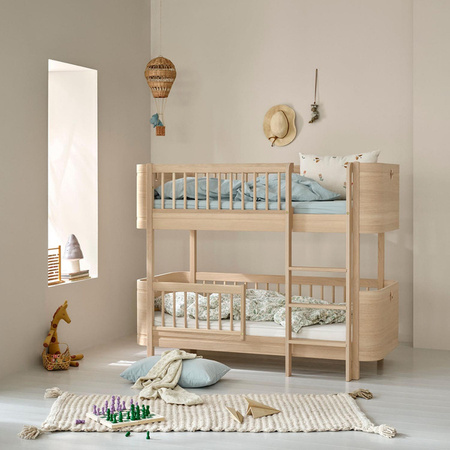OLIVER FURNITURE Łóżko piętrowe Wood Mini Low Bunk oak 70x160 cm