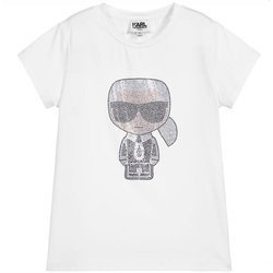 KARL LAGERFELD KIDS Girls long sleeves tee-shirt