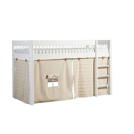 LIFETIME Kidsrooms Play Curtain for Mid Sleeper Bed Essence Natural