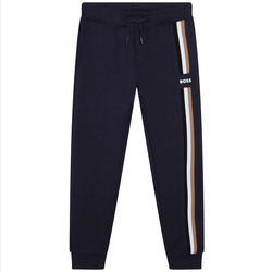 BOSS Kids Boys navy tracksuit pants