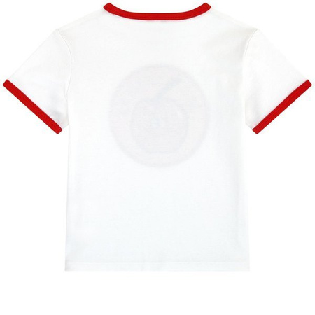 THE MARC JACOBS T-shirt dziewczęcy z nadrukiem biały 