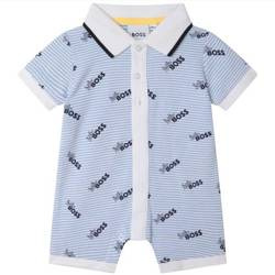 BOSS Kids Baby boys pale blue shortie