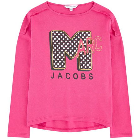 THE MARC JACOBS T-shirt dziewczęcy fuksja